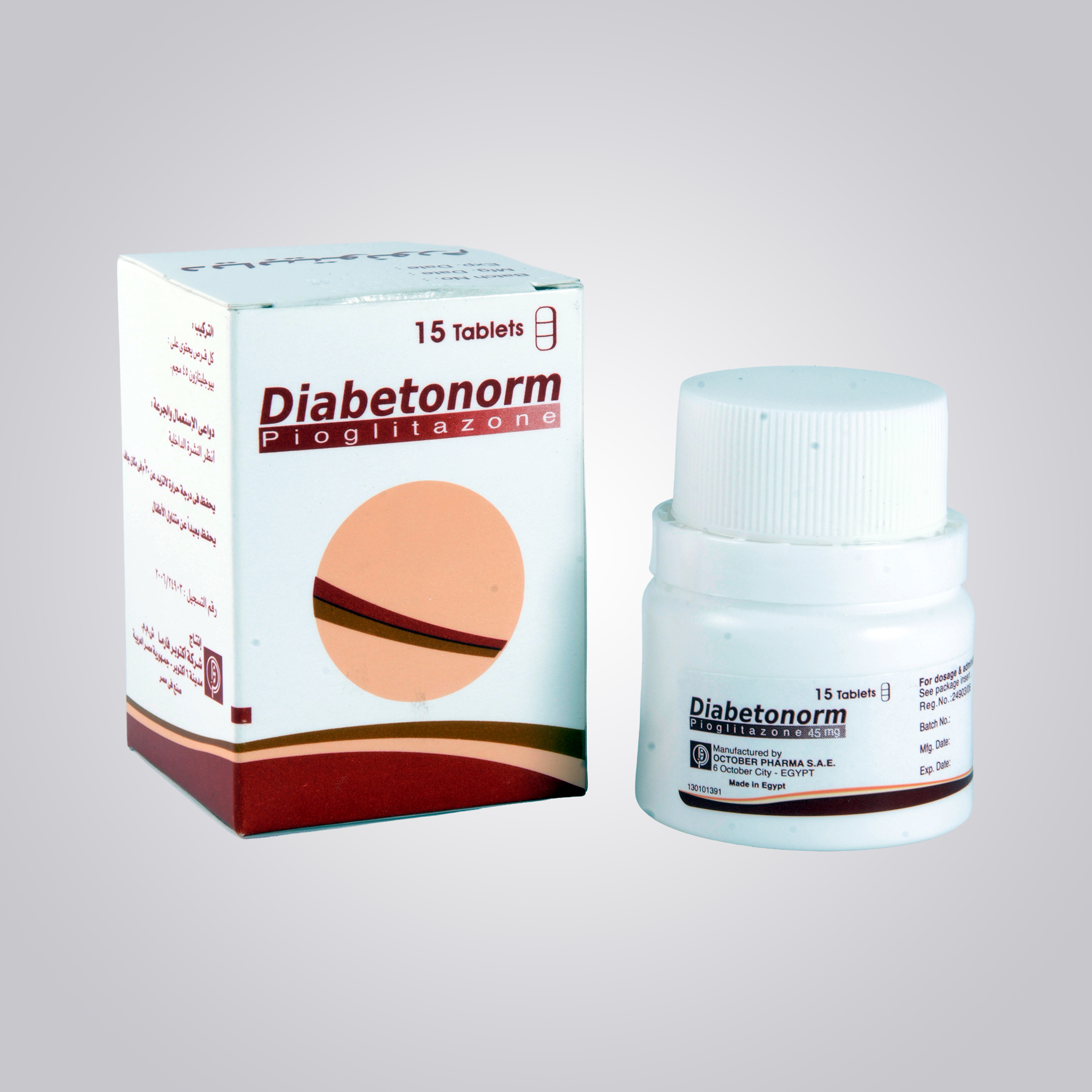 Diabetonorm 45 mg Tablet